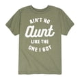 thumbnail image 1 of Instant Message - Ain't No Aunt Like The One I Got - Youth Short Sleeve Tee, 1 of 5