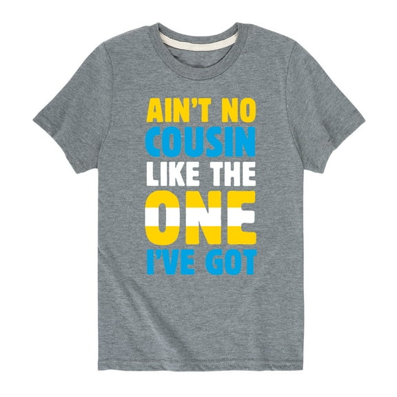 Instant Message - Ain't No Cousin - Toddler And Youth Short Sleeve Graphic T-Shirt