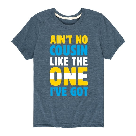 Instant Message - Ain't No Cousin - Toddler And Youth Short Sleeve Graphic T-Shirt
