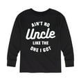 thumbnail image 1 of Instant Message - Ain't No Uncle Like The One I Got - Toddler And Youth Long Sleeve Graphic T-Shirt, 1 of 6