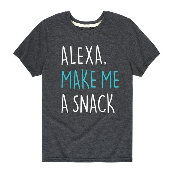 Instant Message - Alexa Make Me A Snack - Toddler Short Sleeve Tee