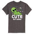 thumbnail image 1 of Instant Message - Alien Cute But Weird - Men's Short Sleeve Graphic T-shirt, 1 of 6