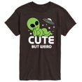 thumbnail image 1 of Instant Message - Alien Cute But Weird - Men's Short Sleeve Graphic T-shirt, 1 of 5