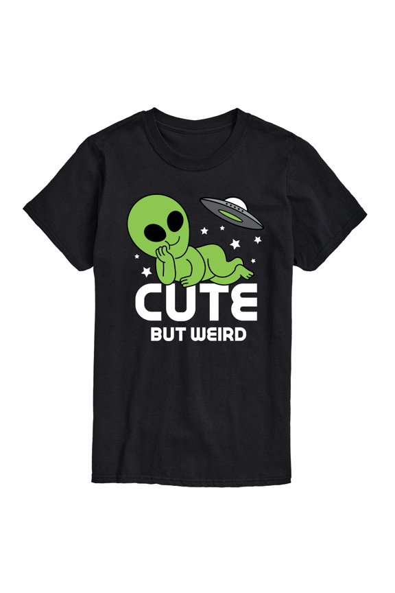 - Alien Cute But Weird - Men's Short Sleeve Graphic T-shirt
