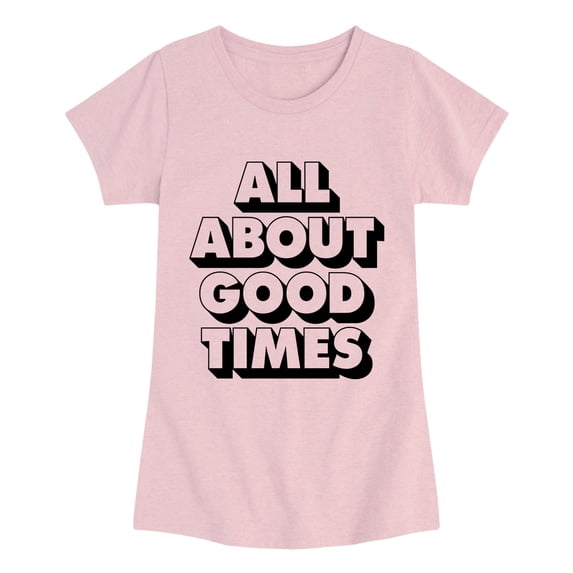 Instant Message - All About Good Times Fitted Short Sleeve Graphic T-Shirt