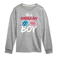 thumbnail image 1 of Instant Message - All American Boy - Toddler & Youth Long Sleeve Graphic T-Shirt, 1 of 6