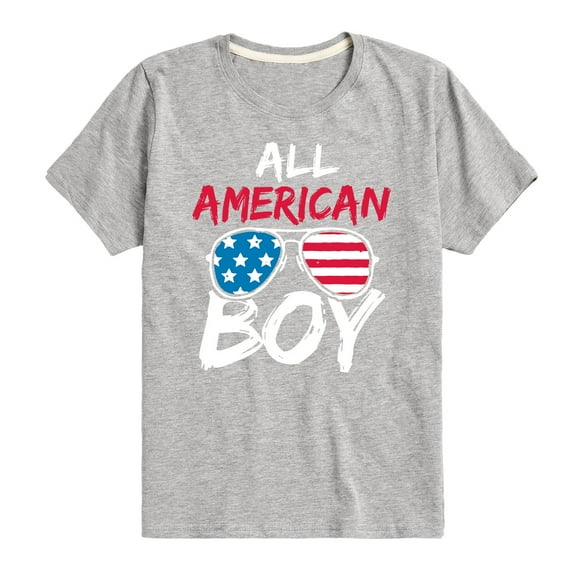 Instant Message - All American Boy - Toddler & Youth Short Sleeve Graphic T-Shirt