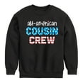 thumbnail image 1 of Instant Message - All American Cousin Crew - Toddler & Youth Crewneck Fleece Sweatshirt, 1 of 6