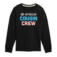 thumbnail image 1 of Instant Message - All American Cousin Crew - Toddler & Youth Long Sleeve Graphic T-Shirt, 1 of 6
