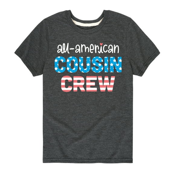 Instant Message - All American Cousin Crew - Toddler & Youth Short Sleeve Graphic T-Shirt