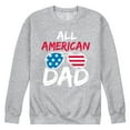 thumbnail image 1 of Instant Message - All American Dad - Men's Crew Neck Fleece Pullover, 1 of 6