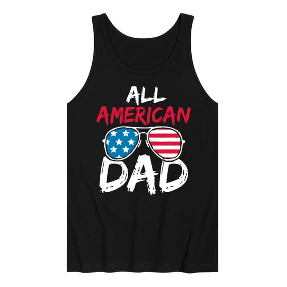 Instant Message - All American Dad - Men's Jersey Tank Top