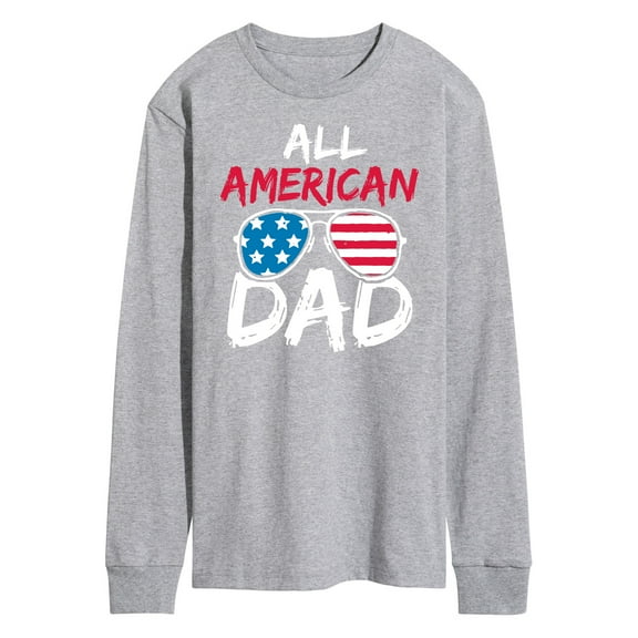 Instant Message - All American Dad - Men's Long Sleeve T-Shirt