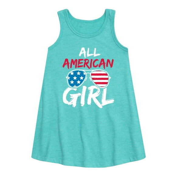 Instant Message - All American Girl - Toddler & Youth Girls A-line Dress
