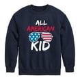 thumbnail image 1 of Instant Message - All American Kid - Toddler & Youth Crewneck Fleece Sweatshirt, 1 of 6
