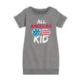 thumbnail image 1 of Instant Message - All American Kid - Toddler & Youth Girls Fleece Dress, 1 of 6