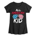 thumbnail image 1 of Instant Message - All American Kid - Toddler & Youth Girls Short Sleeve Graphic T-Shirt, 1 of 6