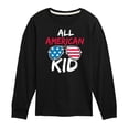 thumbnail image 1 of Instant Message - All American Kid - Toddler & Youth Long Sleeve Graphic T-Shirt, 1 of 6