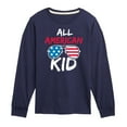 thumbnail image 1 of Instant Message - All American Kid - Toddler & Youth Long Sleeve Graphic T-Shirt, 1 of 6