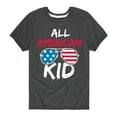 thumbnail image 1 of Instant Message - All American Kid - Toddler & Youth Short Sleeve Graphic T-Shirt, 1 of 6