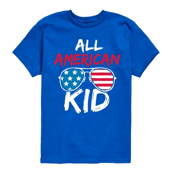 Instant Message - All American Kid - Toddler & Youth Short Sleeve Graphic T-Shirt