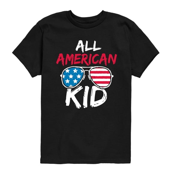 Instant Message - All American Kid - Toddler & Youth Short Sleeve Graphic T-Shirt