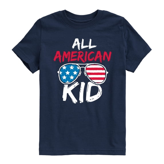 Instant Message - All American Kid - Toddler & Youth Short Sleeve Graphic T-Shirt