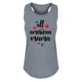 thumbnail image 1 of Instant Message - All American Mama - Women's Racerback Tank, 1 of 5