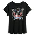 thumbnail image 1 of Instant Message - All American Vintage Goods - Women's Oversized Graphic T-Shirt, 1 of 5