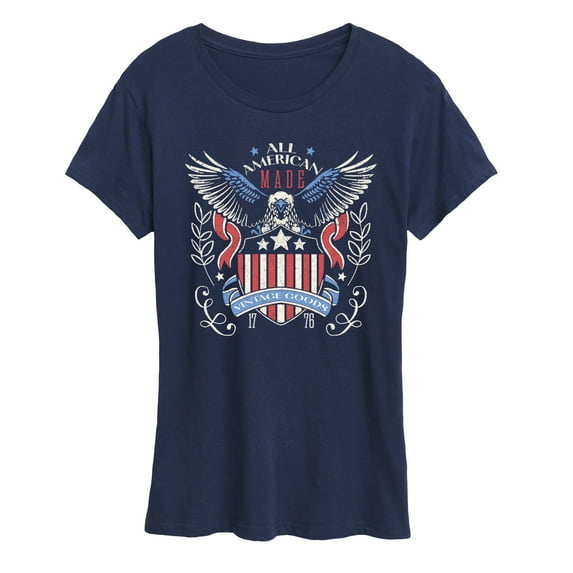 Instant Message - All American Vintage Goods - Women's Short Sleeve Graphic T-Shirt