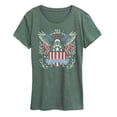 thumbnail image 1 of Instant Message - All American Vintage Goods - Women's Short Sleeve Graphic T-Shirt, 1 of 5