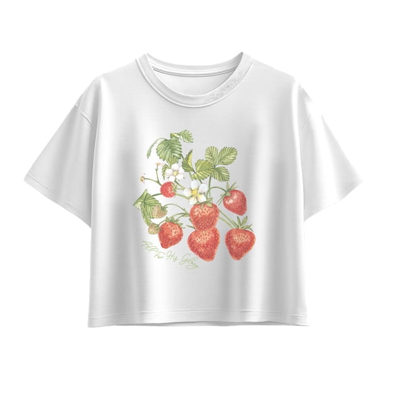 Instant Message - All For His Glory Short Sleeve Boxy Graphic T-Shirt