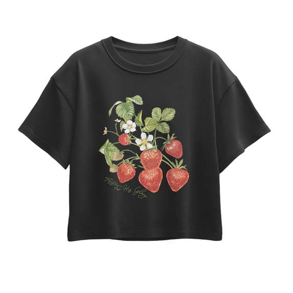 Instant Message - All For His Glory Short Sleeve Boxy Graphic T-Shirt