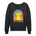 thumbnail image 1 of Instant Message - All Is Swell Sunset - Women's Lightweight French Terry Long Sleeve Shirt, 1 of 6