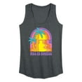 thumbnail image 1 of Instant Message - All Is Swell Sunset - Women's Racerback Tank Top, 1 of 6