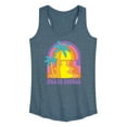 thumbnail image 1 of Instant Message - All Is Swell Sunset - Women's Racerback Tank Top, 1 of 6