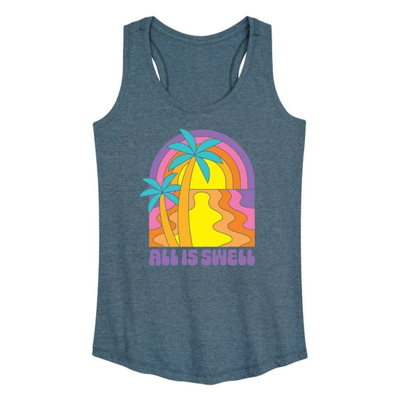 Instant Message - All Is Swell Sunset - Women's Racerback Tank Top