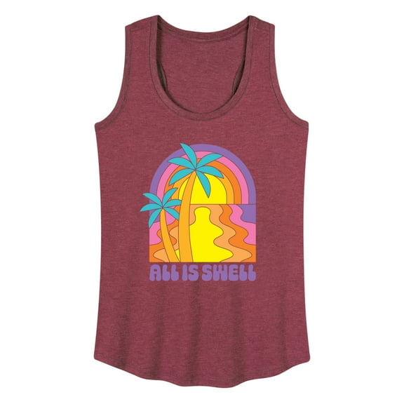Instant Message - All Is Swell Sunset - Women's Racerback Tank Top