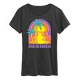 thumbnail image 1 of Instant Message - All Is Swell Sunset - Women's Short Sleeve Graphic T-Shirt, 1 of 6