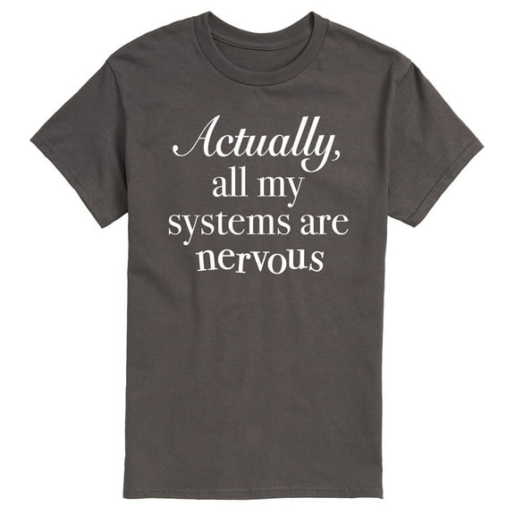 Instant Message - All Systems Nervous - Men's Short Sleeve Graphic T-Shirt