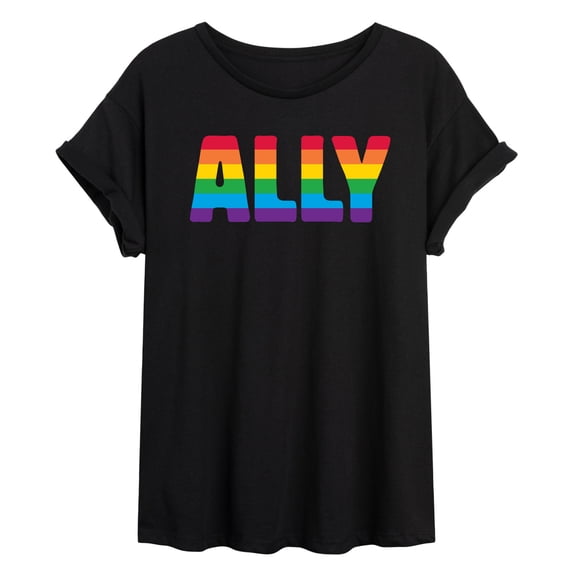 Instant Message - Ally Oversized Graphic T-Shirt