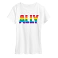 thumbnail image 1 of Instant Message - Ally - Women's Short Sleeve Graphic T-Shirt, 1 of 5