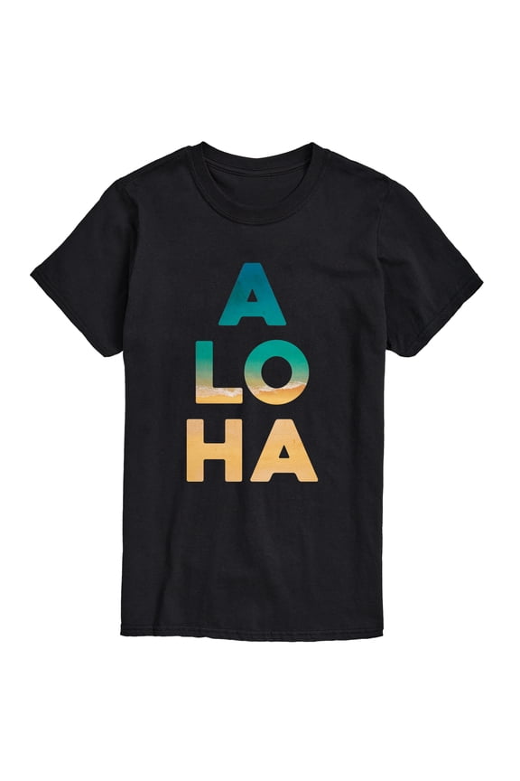 - Aloha Beach Fill - Men's Short Sleeve Graphic T-Shirt