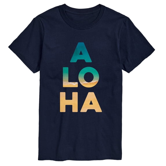 Instant Message - Aloha Beach Fill - Men's Short Sleeve Graphic T-Shirt