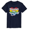 thumbnail image 1 of Instant Message - Always Be Yourself Short Sleeve Graphic T-Shirt, 1 of 5