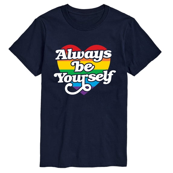 Instant Message - Always Be Yourself Short Sleeve Graphic T-Shirt
