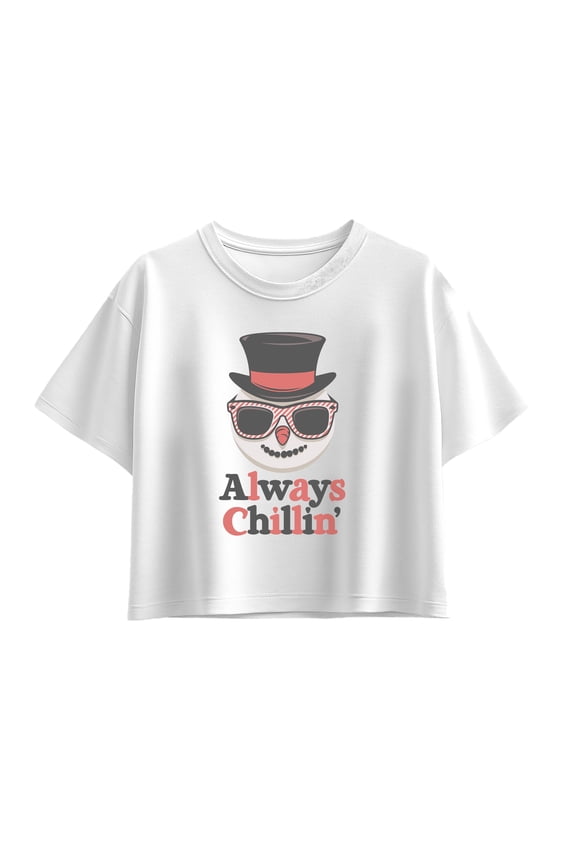 - Always Chillin - Youth Girls Boxy T-Shirt