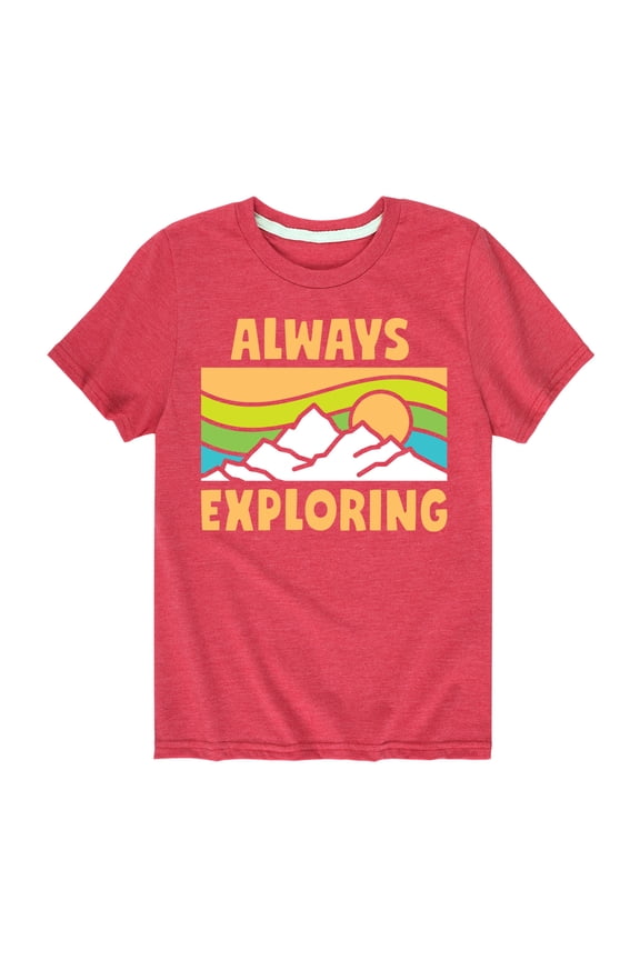 - Always Exploring Short Sleeve Graphic T-Shirt