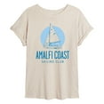 thumbnail image 1 of Instant Message - Amalfi Coast Sailing Club - Women's Oversized Graphic T-Shirt, 1 of 5