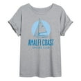 thumbnail image 1 of Instant Message - Amalfi Coast Sailing Club - Women's Oversized Graphic T-Shirt, 1 of 5